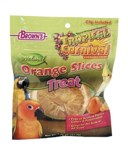 Brown`s Dried Orange Slices Parrot Treat